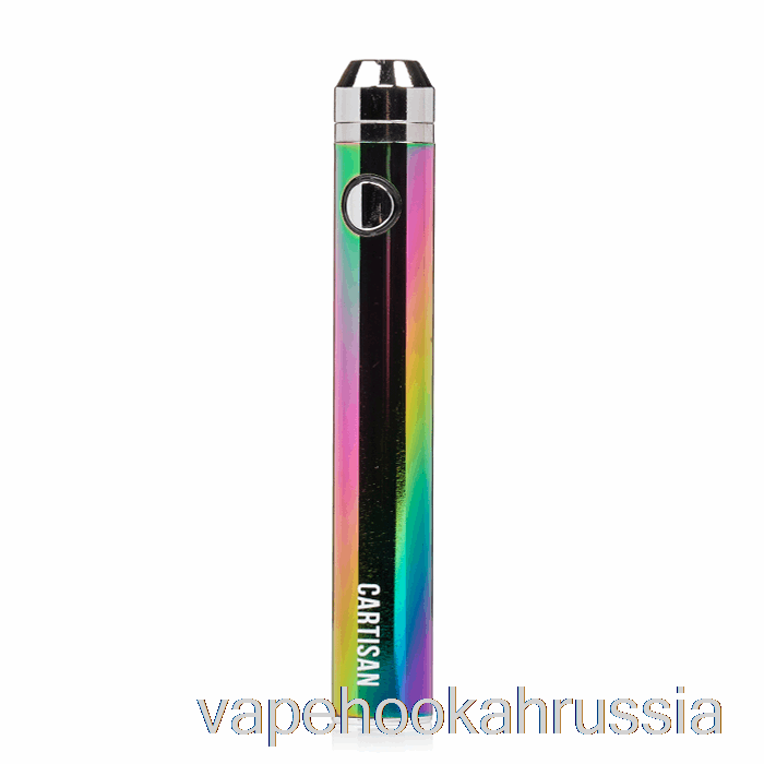 Vape Russia Cartisan Button VV 1300 510 аккумулятор Радуга